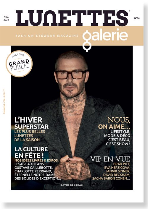 LUNETTES Galerie Hiver 2024-2025 David Beckham