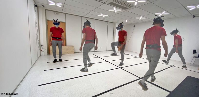 Salle de réalité virtuelle - Institut de la Vision